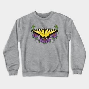 Tiger Butterfly Crewneck Sweatshirt